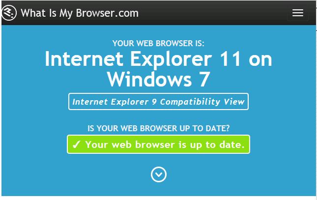 internet explorer 9 compatibility mode